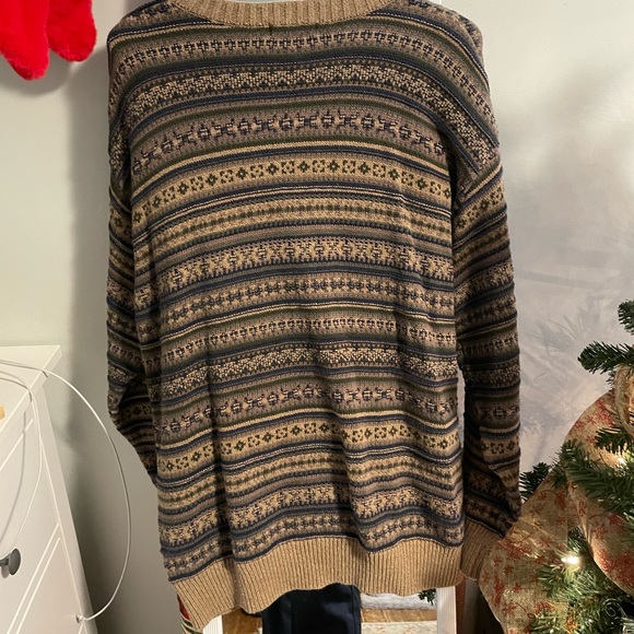 Brown Vintage Sweater, men’s size large - Picture 2 of 3
